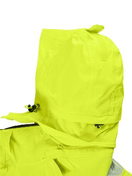 BIG- 4Protect Warn- Wetterschutz- Blouson NEWARK, Farbe: leuchtgelb/ grau