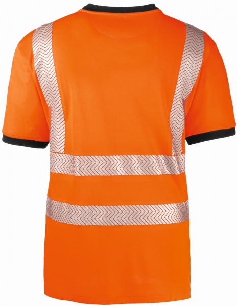 BIG-4-Protect-Warnschutz-T-Shirt, Miami, leuchtorange/grau