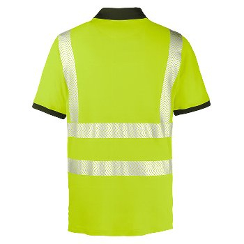 BIG-4-Protect-Warnschutz-Polo-Shirt, Orlando, leuchtgelb/grau