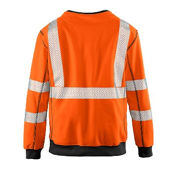 BIG- 4Protect Warn- Wetterschutz- Sweatshirt COLUMBUS, Farbe: leuchtorange