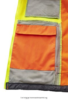 BIG-4-Protect-Warnschutz-Softshelljacke, Houston, leuchtorange/leuchtgelb/grau