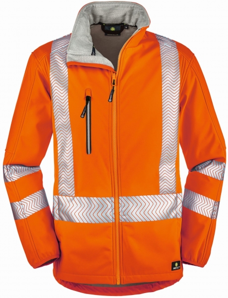 BIG-4-Protect-Warnschutz-Softshell-Jacke, lieferbar ab Mitte 10/19, Tyler, leuchtorange