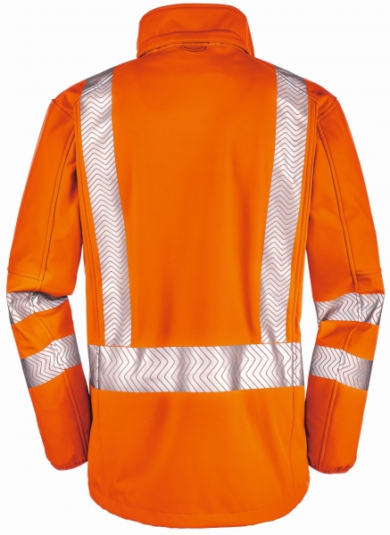 BIG-4-Protect-Warnschutz-Softshell-Jacke, lieferbar ab Mitte 10/19, Tyler, leuchtorange