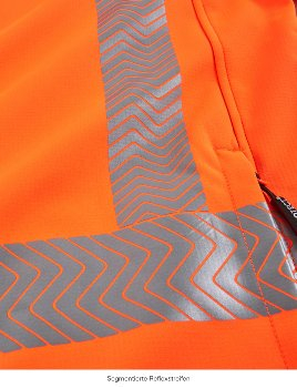 BIG-4-Protect-Warnschutz-Softshell-Jacke, lieferbar ab Mitte 10/19, Tyler, leuchtorange