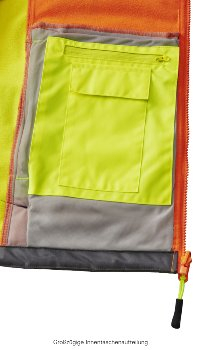 BIG-4-Protect-Warnschutz-Softshelljacke, Houston, leuchtgelb/leuchtorange/grau