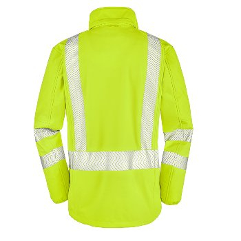 BIG-4-Protect-Warnschutz-Softshell-Jacke, lieferbar ab Mitte 10/19, Tyler, leuchtgelb