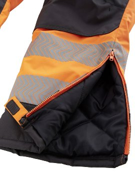 BIG-4-Protect-Warn-Wetterschutz-Latzhose, Atlanta, leuchtorange