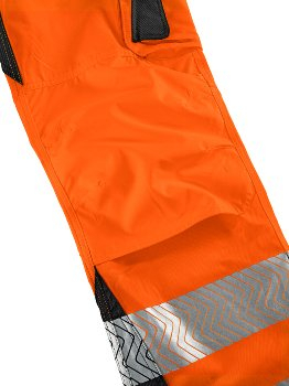 BIG-4-Protect-Warnschutz-Latzhose, Alabama, leuchtorange/grau