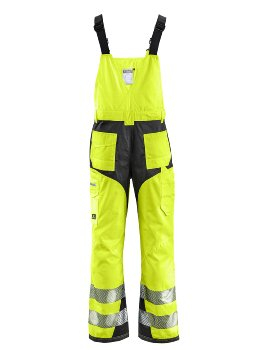 BIG-4-Protect-Warnschutz-Latzhose, Alabama, leuchtgelb/grau