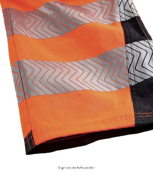 BIG-4-Protect-Warnschutz-Bundhose, Tennessee, leuchtorange/grau