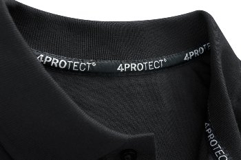 4PROTECT� Polo-Shirt Herren, schwarz