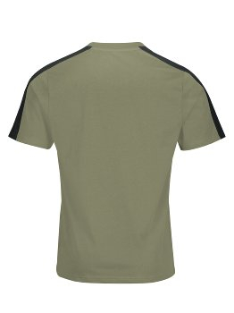 4PROTECT� Brand-T-Shirt, oliv/schwarz