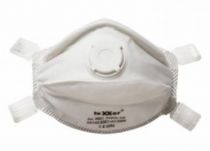 BIG-TEXXOR-PSA-Atemschutz, Einweg-Fein-Staub-Filter-Maske, mit Ventil, FFP 3, Box: 5 Stück, VE: 12 Boxen/Karton