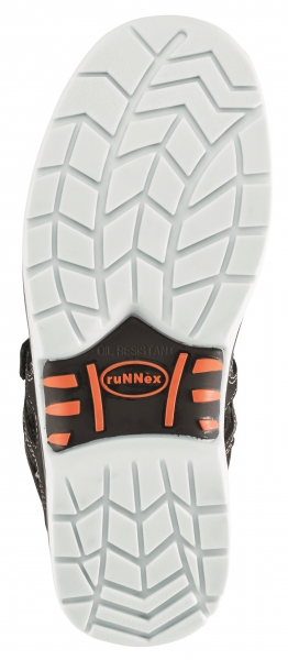 BIG-ruNNex-S1-Sicherheitsklettsandalen TeamStar, schwarz/orange