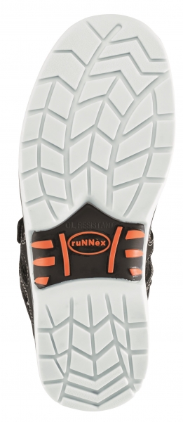 BIG-ruNNex-S1-Sicherheitsklettsandalen TeamStar, schwarz/orange