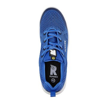 BIG-ruNNex-S1-Sicherheitshalbschuhe, FlexStar, blau/wei