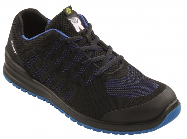 BIG-ruNNex-S1P-Sicherheitshalbschuhe, SportStar, ESD, schwarz/blau