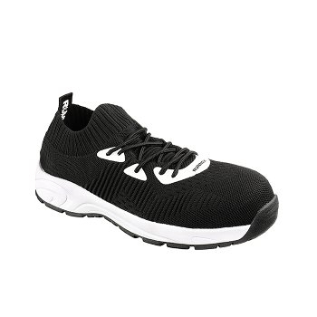 BIG-ruNNex-S1-Sicherheitshalbschuhe, SportStar, schwarz/weiss