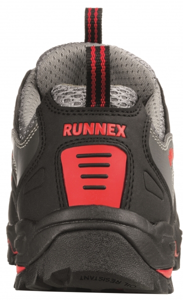 BIG-ruNNex-S1-Sicherheitshalbschuhe, LightStar, schwarz/grau/rot