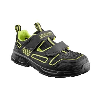 BIG-ruNNex-S1PS ESD-Sicherheitssandalen ActionStar, schwarz/grn