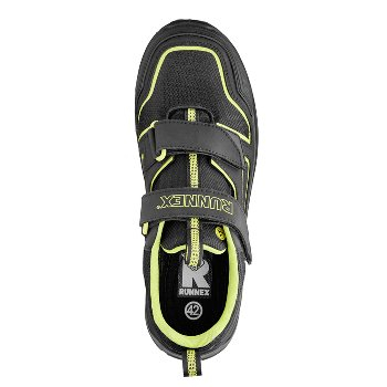 BIG-ruNNex-S1PS ESD-Sicherheitssandalen ActionStar, schwarz/gr�n