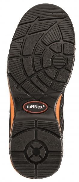 BIG-ruNNex-S1P-Sicherheitshalbschuhe, FlexStar, schwarz/orange