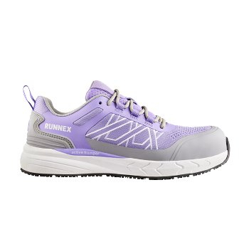 BIG-ruNNex-S1P, Damen-Sicherheitshalbschuhe, GirlStar, violett/grau/wei�