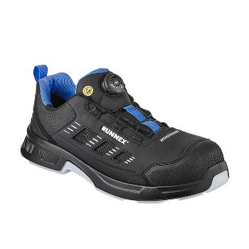 RUNNEX� S1PS-ESD-Sicherheitshalbschuhe atop ActionStar, schwarz/blau