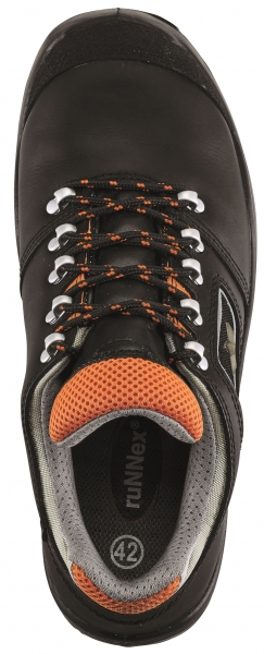 BIG-ruNNex-S3-Sicherheitshalbschuhe, TeamStar, schwarz/orange