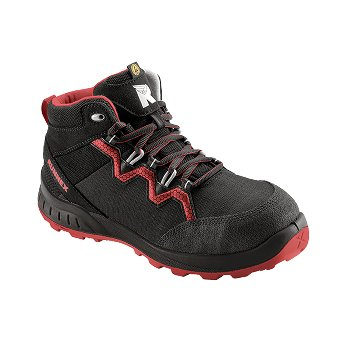 BIG-ruNNex-S3-Sicherheitsschnürstiefel, TeamStar, ESD, schwarz/rot