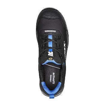 RUNNEX� S3S-ESD-Sicherheitshalbschuhe ActionStar, schwarz/blau