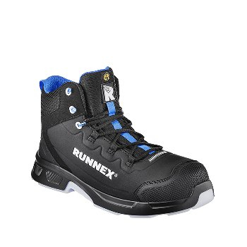 RUNNEX� S3S-ESD-Sicherheitsschn�rstiefel ActionStar, schwarz/blau