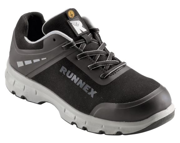 BIG-ruNNex-S3-Sicherheitshalbschuhe, ESD, FlexStar, schwarz/grau