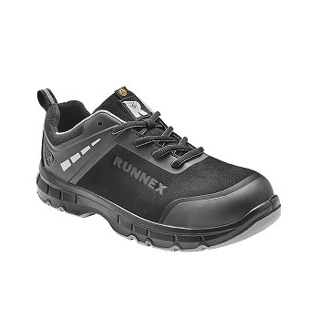 BIG-ruNNex-S3-Sicherheitshalbschuhe, ESD, FlexStar, schwarz/grau