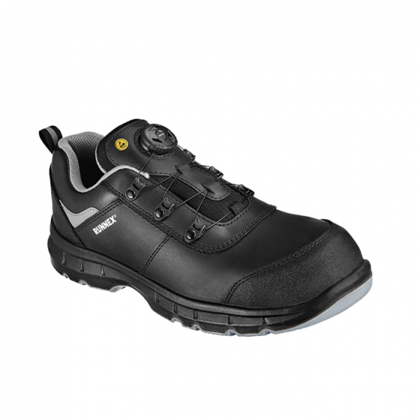 BIG-ruNNex-S3S-ESD Sicherheitshalbschuh, atop Flexstar, schwarz/grau