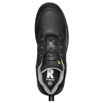 BIG-ruNNex-S3S-ESD Sicherheitshalbschuh, atop Flexstar, schwarz/grau