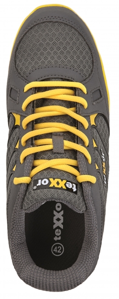 BIG-TEXXOR-S1P-Sicherheitshalbschuhe, Roubaix, grau/gelb