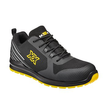 teXXor� S3S-Sicherheitshalbschuhe, Schwarz/gelb