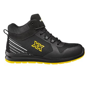 teXXor� S3S-Sicherheitsschn�rstiefel, Schwarz/gelb