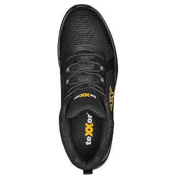 teXXor� S3S-Sicherheitsschn�rstiefel, Schwarz/gelb