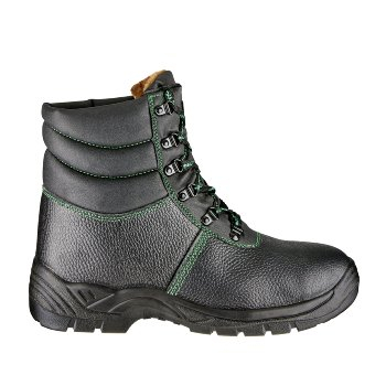 BIG-TEXXOR-S3-Winter-Sicherheitsschn�rstiefel, Ranger, schwarz/gr�n