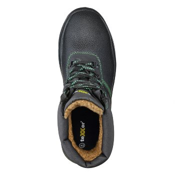 BIG-TEXXOR-S3-Winter-Sicherheitsschn�rstiefel, Ranger, schwarz/gr�n
