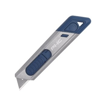 BIG- Pacific Handy Cutter, MettiMD Auto- Retract, Sicherheitsmesser, Farbe: grau/ blau