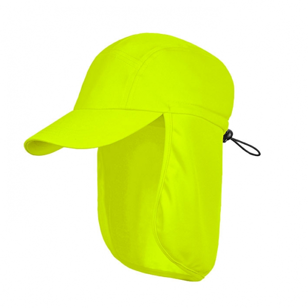 BIG-4-Protect Warnschutz UV Schutz Cap, Farbe: gelb