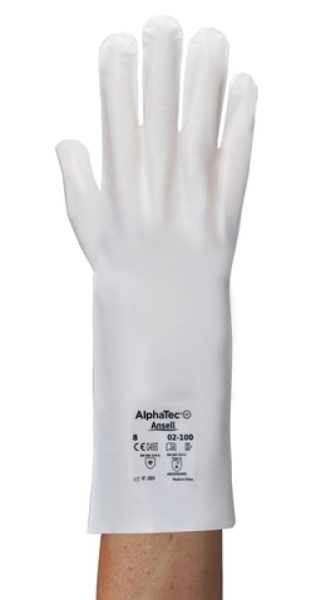 ANSELL-CHEMIEKALIENSCHUTZHANDSCHUHE, BARRIER, 02-100, weiss