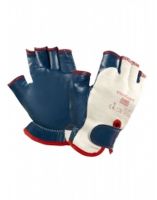 ANSELL-Nitril-Kautschuk-Arbeits-Handschuhe, Vibra Guard, 07-111, blau/weiß