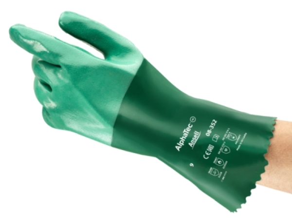 ANSELL-NEOPREN-ARBEITSHANDSCHUHE, SCORPIO, 30 cm, 08-352, gr�n