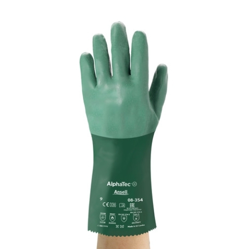 ANSELL-NEOPREN-ARBEITSHANDSCHUHE, SCORPIO, 35 cm, 08-354, gr�n