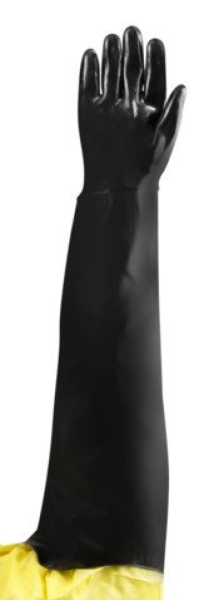 ANSELL-NEOPRENE-ARBEITSHANDSCHUHE, NEOX, 80,0 cm, 09-430, schwarz
