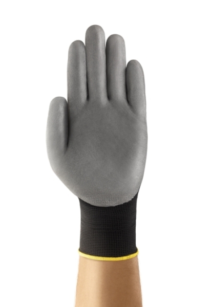 ANSELL-ARBEITSHANDSCHUHE, HYFLEX, 11-421, grau/schwarz